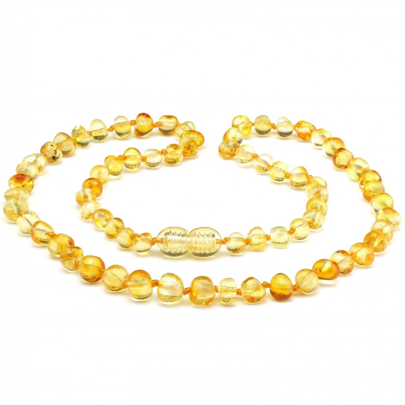 Baroque baltic amber necklace 274