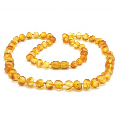 (5 pcs.) Baroque baltic amber necklace 124