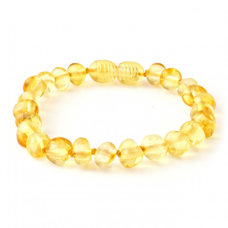Baroque baltic amber bracelet 172