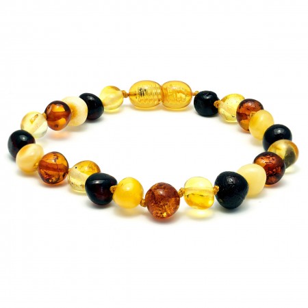 Baroque baltic amber bracelet 181