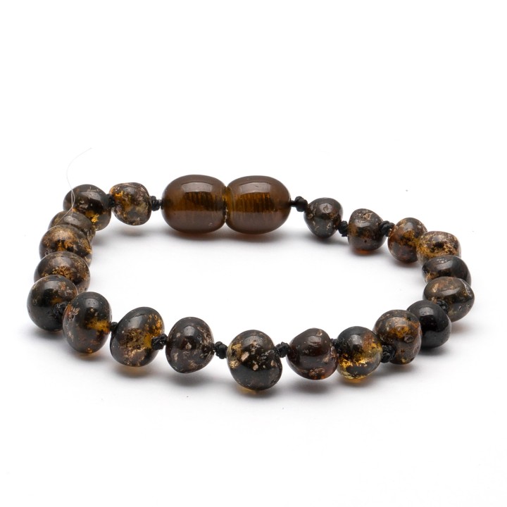 (10 pcs.) Baroque amber children’s bracelet 34