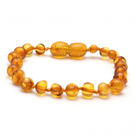 (10 pcs.) Baroque amber teething bracelet 17