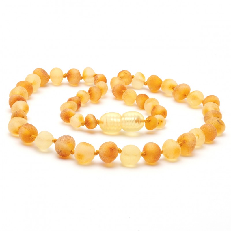 Baroque amber teething necklace 88