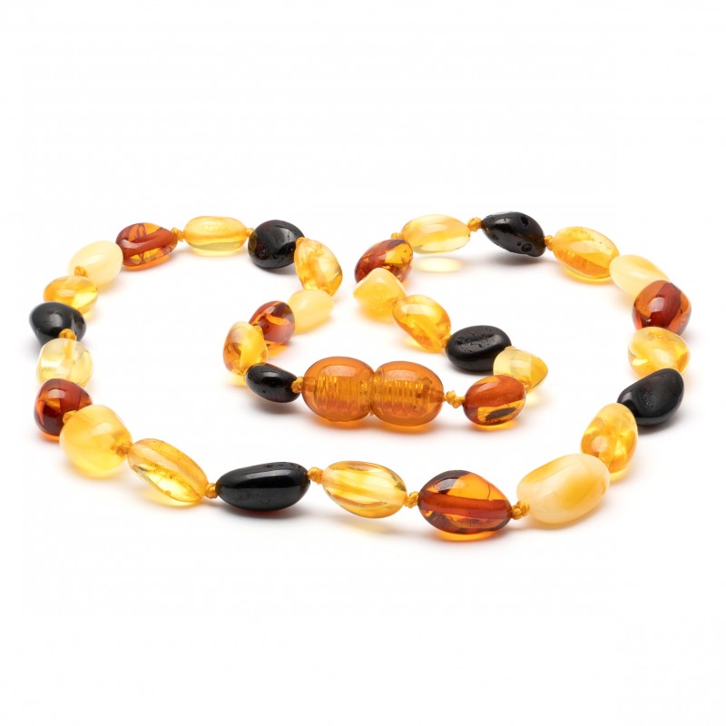 Baby teething amber necklace 23