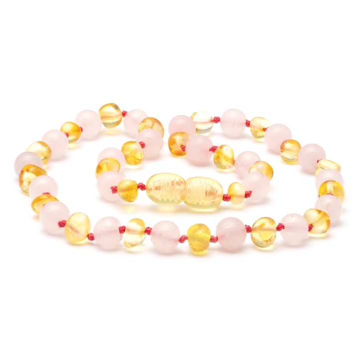 Dětský jantarový náhrdelník 132