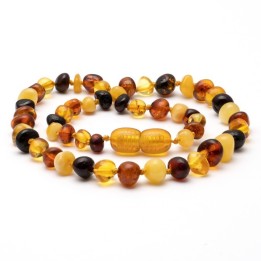 Collana in ambra baltica barocca 120
