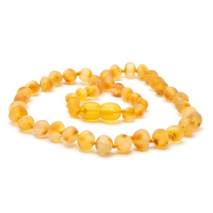 Collier en ambre de la Baltique baroque 165