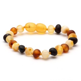 Baroque baltic amber bracelet 177 | WholesaleAmber