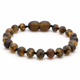 Bracciale in ambra baltica barocca 181 | WholesaleAmber