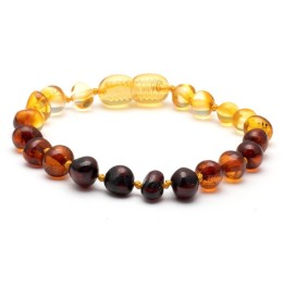 Baroque baltic amber bracelet 181 | WholesaleAmber