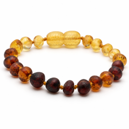 Baroque baltic amber bracelet 181 | WholesaleAmber